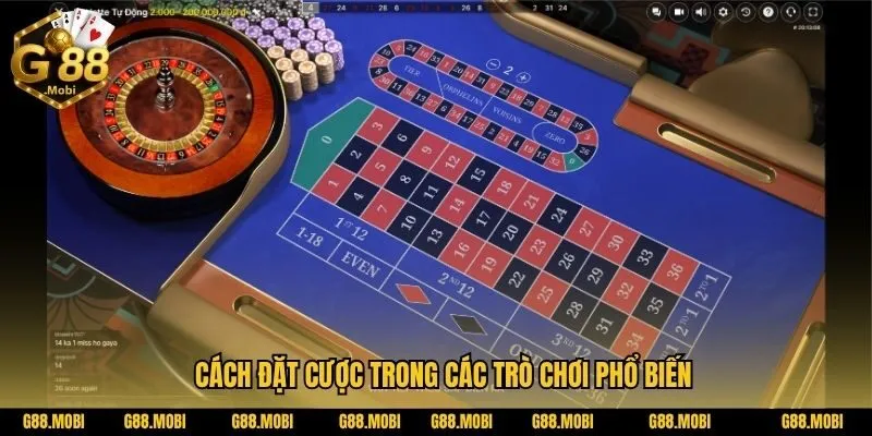 Casino G88 – Trải nghiệm nền tảng sòng bài TOP 1 châu á 3 Các trò chơi Casino G88 phổ biến: Baccarat, Rồng Hổ, Roulette.
